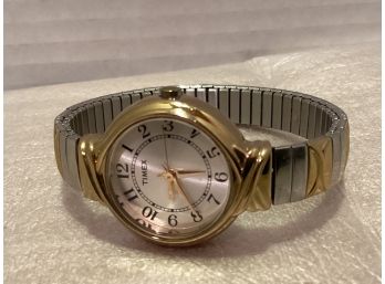 Vintage Timex Stainless Steel Ladies' Quartz Watch - Needs Battery