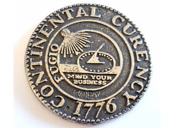 Vintage 1776 We Are One Congressional Novelty Collectible Token Coin - Mind Your Business Fugio