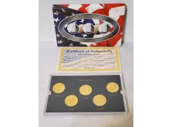 2003 Gold Edition State Quarter Collection With COA