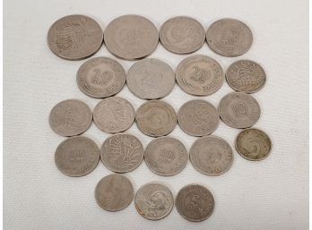 Assortment Of Coins From Singapore