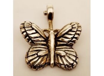 Joseph Esposito ESPO Sig Sterling Silver 925 Butterfly Snap Jewelry Pendant Enhancer