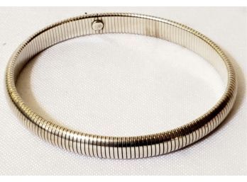 Ladies Vintage Sterling Silver 925 Stretchy Band Bracelet