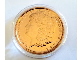 2013 .999 Copper Round One ADVP Ounce Coin
