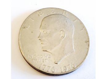 1776 - 1976 Eisenhower Bicentennial Dollar Coin