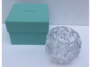 Tiffany & Co. Votive Candle Holder In Box.