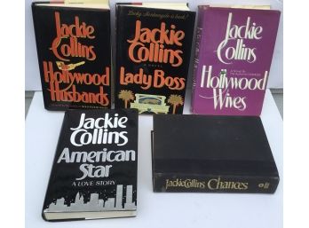 Jackie Collins Hard Cover Books 5