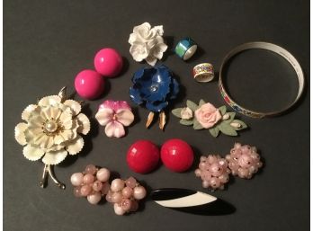 Vintage Retro, Enamel, Jewelry, Austria, Germany