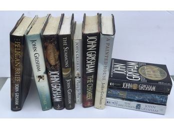 John Grisham Hardcover & PaperBack Books 10