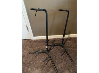 Two On Stage Guitar Stands
