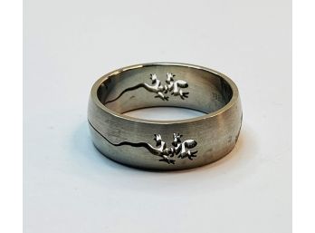 Stainless Steal Lizard Ring