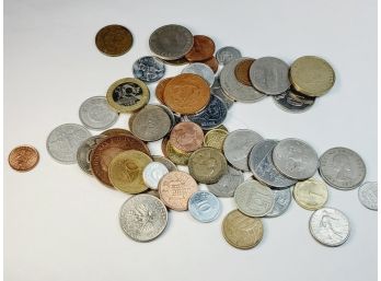 Foreign Coin Lot (50 Coins)