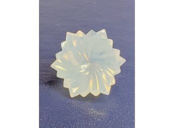 10.15ct  Round Flower Cut  16x16mm Blue Moon Quartz Loose Gemstone
