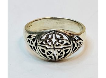 Sterling Silver Celtic Knot Design Ring