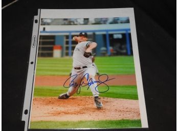 Signed Roger Clemens 8x11 NY Yankees Photo With COA