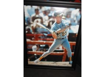 Signed Framed Mark McGwire Oakland As 18 X 23 Photo