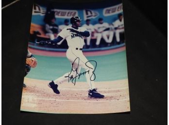 Signed Ken Griffey Jr 8x11 Seattle Mariners Photo