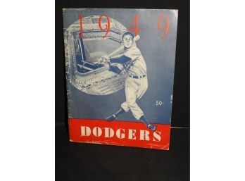 1949 Brooklyn Dodgers Official Program Yearbook