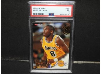 Graded Near Mint Kobe Bryant ROOKIE 1996 Hoops Basketball Card
