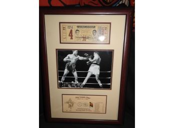 Handsome Joe Lewis Vs Max Schmelling Boxing Ticket Photo & First Day Issue