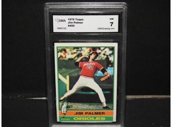 Graded NEAR MINT Jim Palmer 1976 Topps Baseball Card
