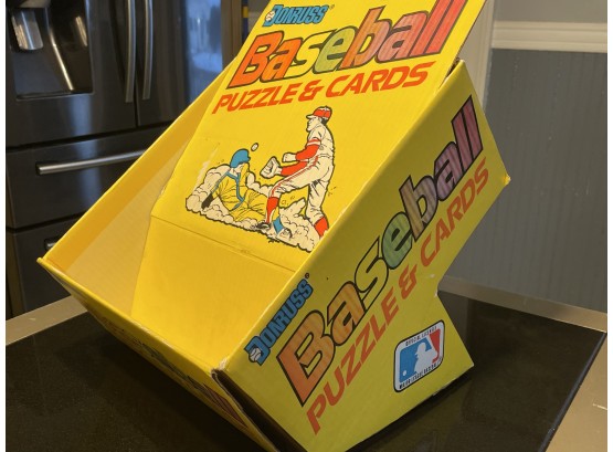 Donruss Baseball Store Display Box In Excellent Condition From The Late 1980's
