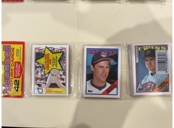 1 - 1988 Topps Baseball Rack Pack    43 Cards Total,  3 Sealed Packs.         Lot Is For 1 Rack Pack