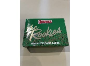 1990 Donruss Baseball The Rookies Puzzle & Cards