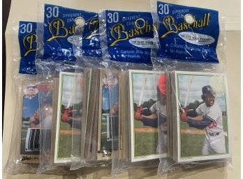 5 - Unopened Factory Sealed Packs Of All Dodgers Players From The 1980's   30 Cards Per Pack   Lot Is For 5