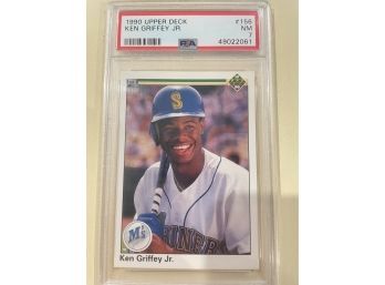 1990 Upper Deck Ken Griffey Jr. #156   Psa 7              Near Mint Condition