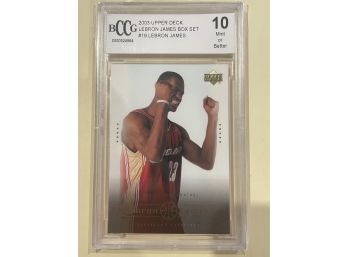 2003 Upper Deck LeBron James Card #19  BCCG 10