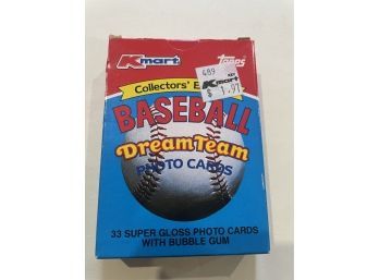 1989 K-Mart Topps Collectors Edition Baseball Dream Team Photo Cards.