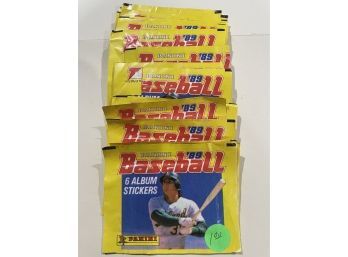 18 - 1989 Panini Baseball 6 Album Stickers Pack    6 Stickers Per Pack   Lot Is For 18 Packs