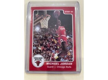 1985 Star Michael Jordan Chicago Bulls Guard Card #10                       Mint Condition Card