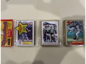 1 - 1987 Topps Baseball Rack Pack    49 Cards Total,  3 Sealed Packs.         Lot Is For 1 Rack Pack
