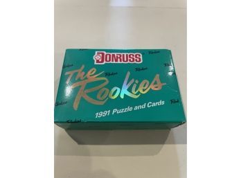 1991 Donruss Baseball The Rookies Puzzle & Cards