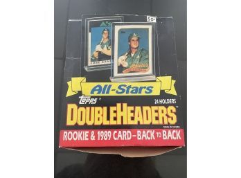 1989 Topps Rookie And 89 Card Back To Back Double Headers All Stars   42 Cards Total   21 Stands Double Sided