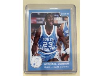 1985 Star Michael Jordan North Carolina Guard Card #2                      Mint Condition Card
