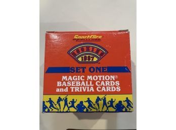 1987 Sportflics Rookies Set One Magic Motion Baseball Cards & Trivia Cards