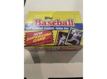 1988 Topps Baseball Yearbook Stickers 48 Pack Count Wax Box