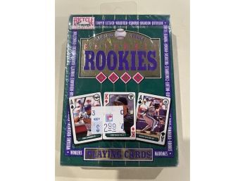 Set Of Major League Baseball Rookies Playing Cards   1 - Factory Sealed 52 Card Set.