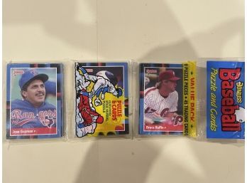1 - 1988 Donruss Baseball Rack Pack    45 Cards Total,  3 Sealed Packs.         Lot Is For 1 Rack Pack