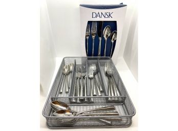Two Full Sets Dansk Cutlery Service For Four, One Set New In Box