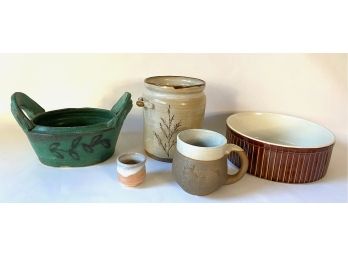 Casserole Dish, Handmade Pottery Canisters, Mugs & More