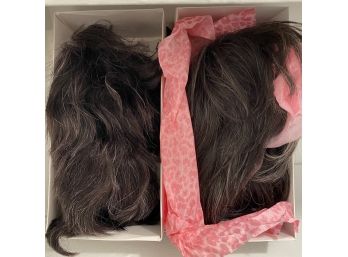 Two Andrew DiSimone Human Hair Wigs, Appear Unused