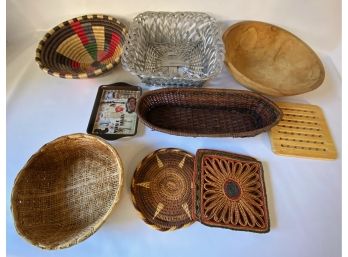 Kitchen Baskets, Trivets, Trays & More