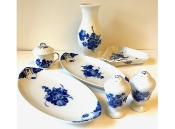 Vintage Royal Copenhagen Vases, Platters, Salt & Pepper Shakers & More, Denmark