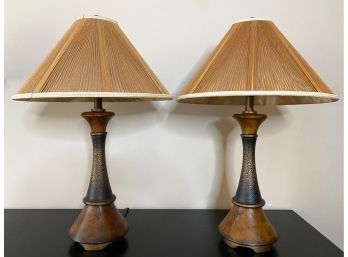 Pair Quoizel Table Lamps