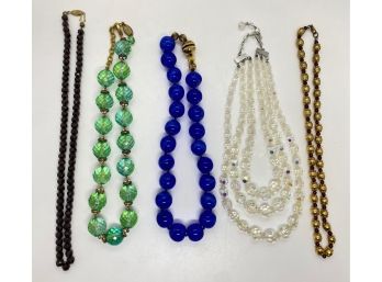 Beaded Necklaces, Some Vintage
