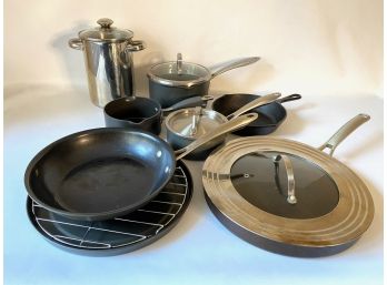 Lodge Cast Iron Skillet, Pots & Pans By Cuisinart, Calphalon, Kitchen Aid & More