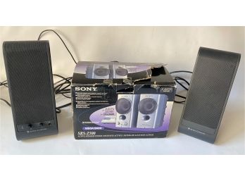 Sony SRS-2500 Speakers In Original Box & Altec Lansing VS2220 Speakers